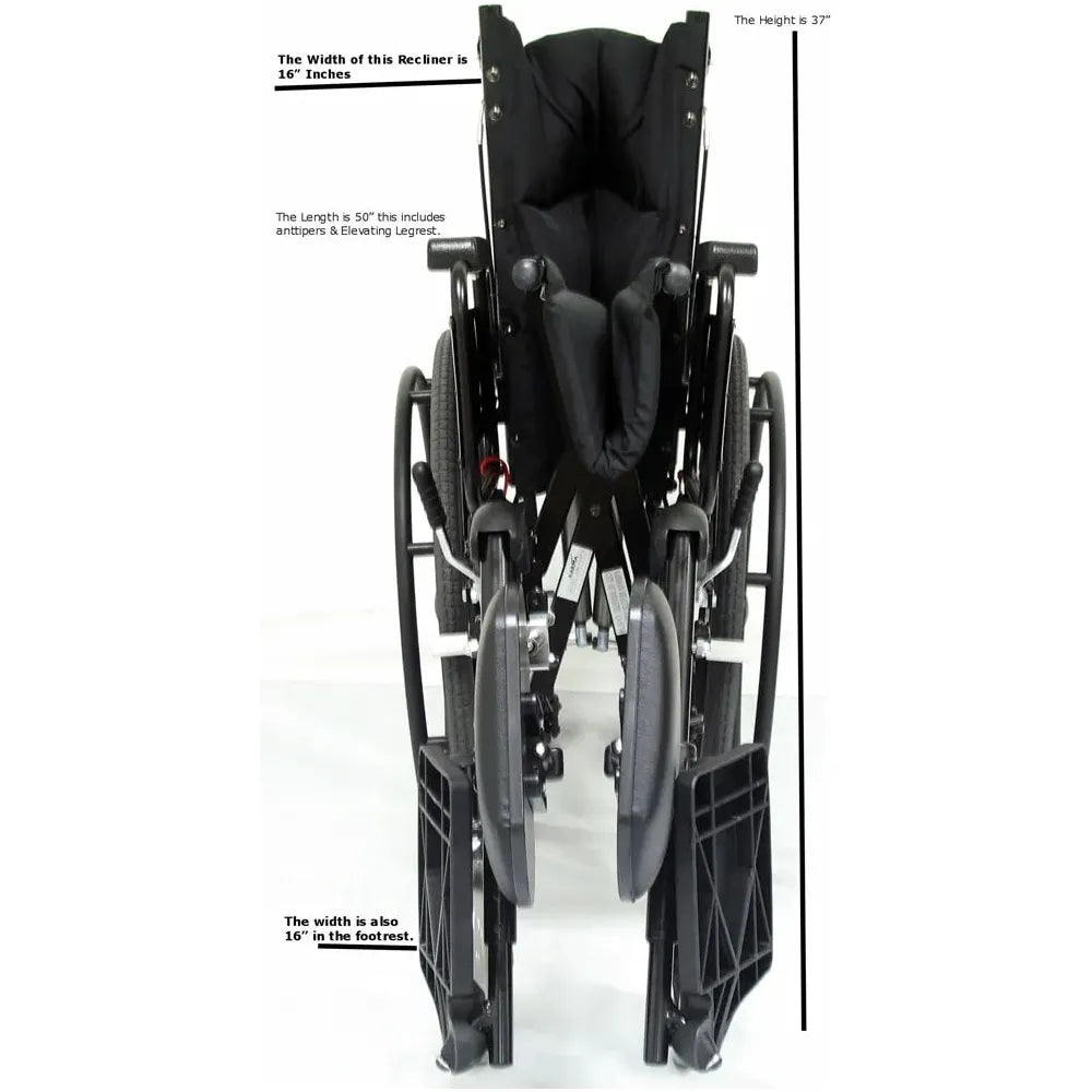 KM 5000 Lightweight Reclining Wheelchair by Karman