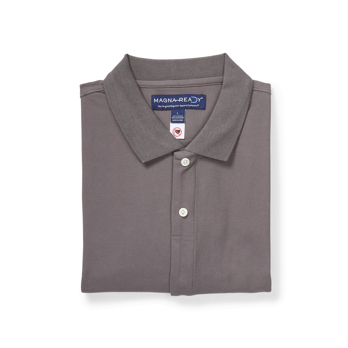 MagnaReady® Adaptive Magnetic Polo Shirt – Easy Dressing Polo for Seniors & Limited Dexterity