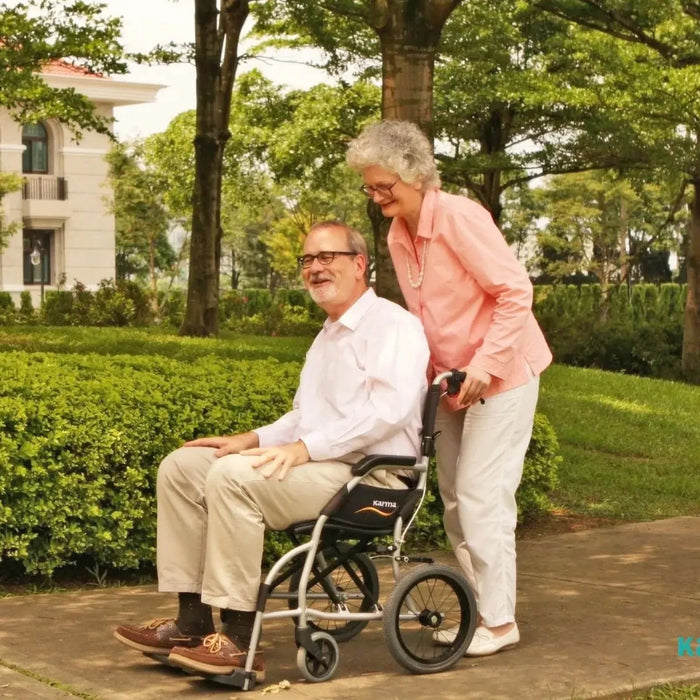 Ergo Lite-Ultra Lightweight Ergonomic Transport Wheelchair