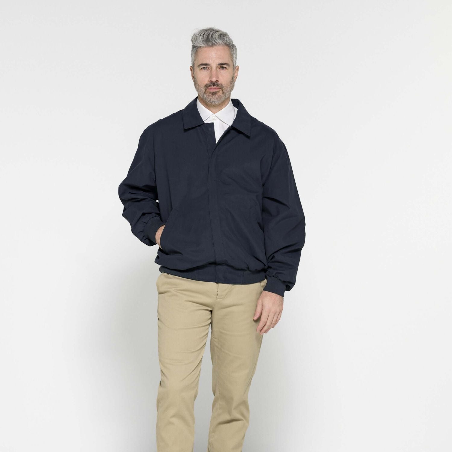 MagnaReady® X Weatherproof® Navy Golf Jacket with Magnetic Closures