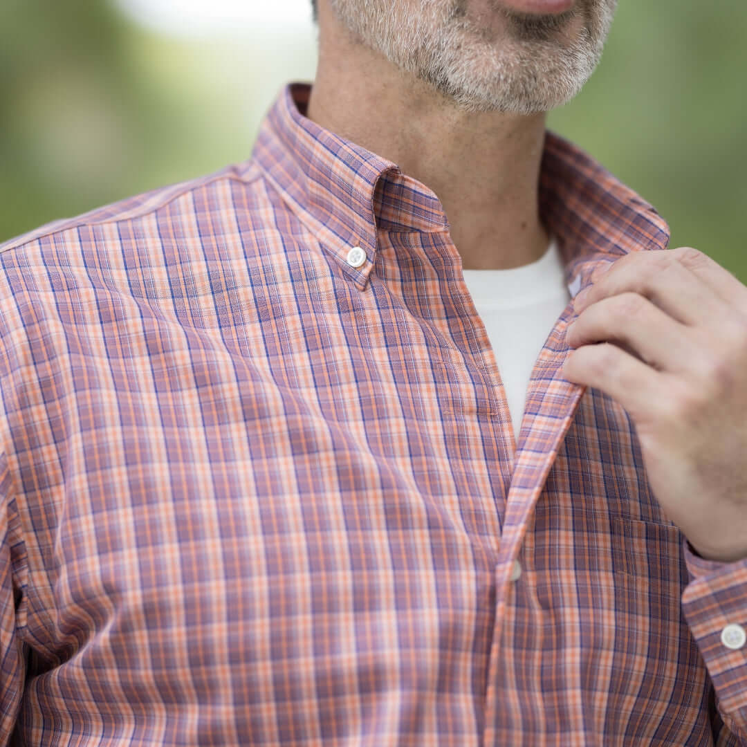 adaptive magnetic closure shirt MagnaReady cotton button down