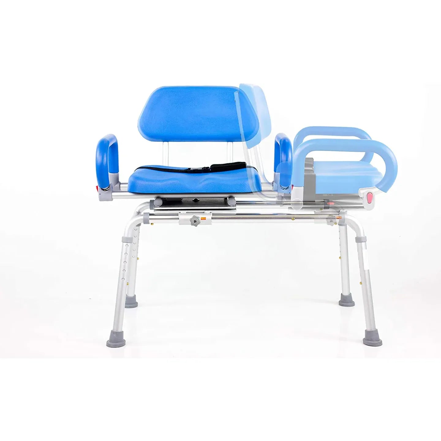 PowerSlide Carousel Sliding Transfer Shower Bath Bench with Swivel Seat