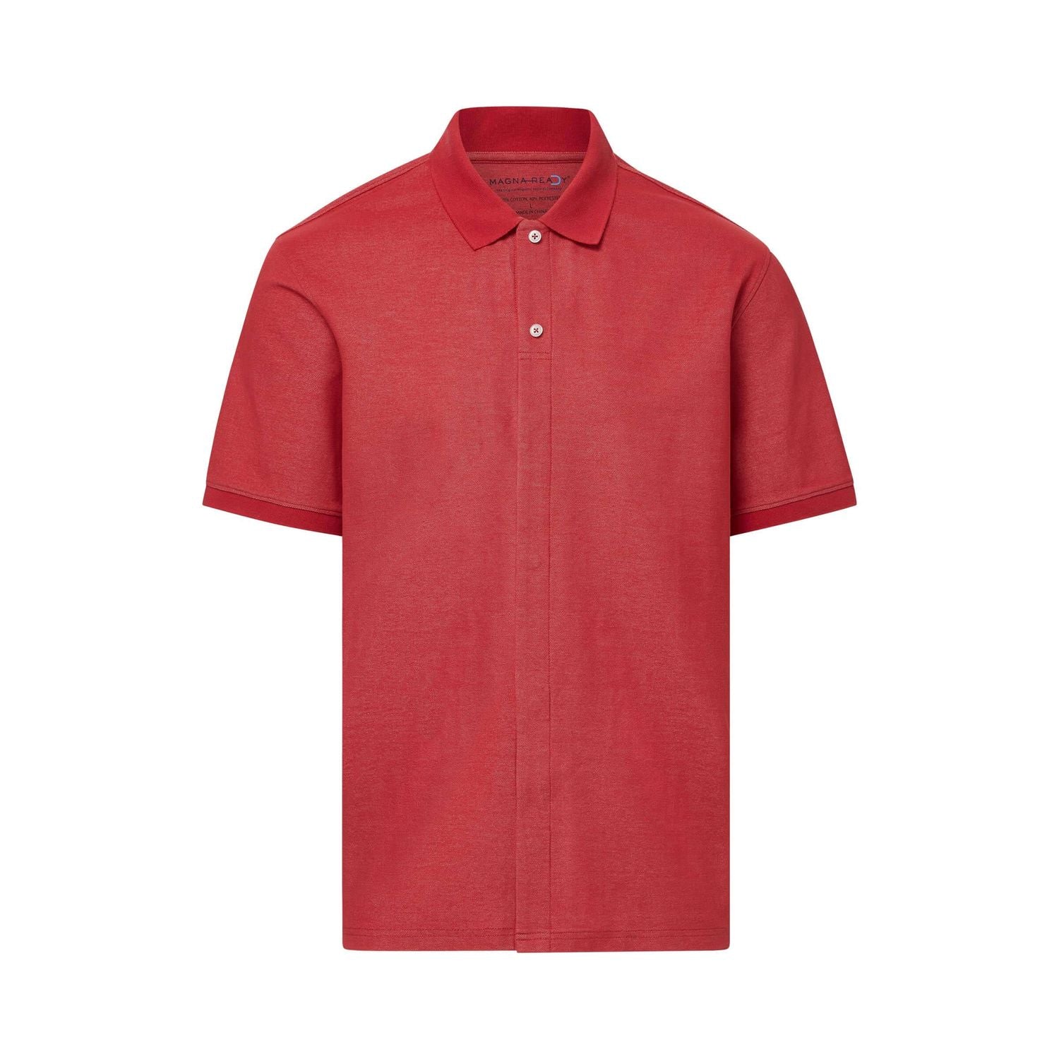 easy dressing magnetic polo shirt for limited dexterity