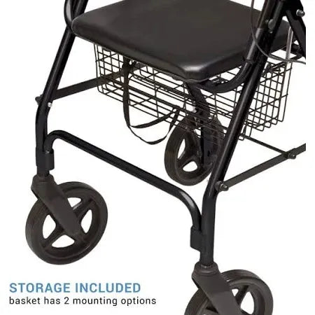 Walkabout Four-Wheel Contour Deluxe Rollator