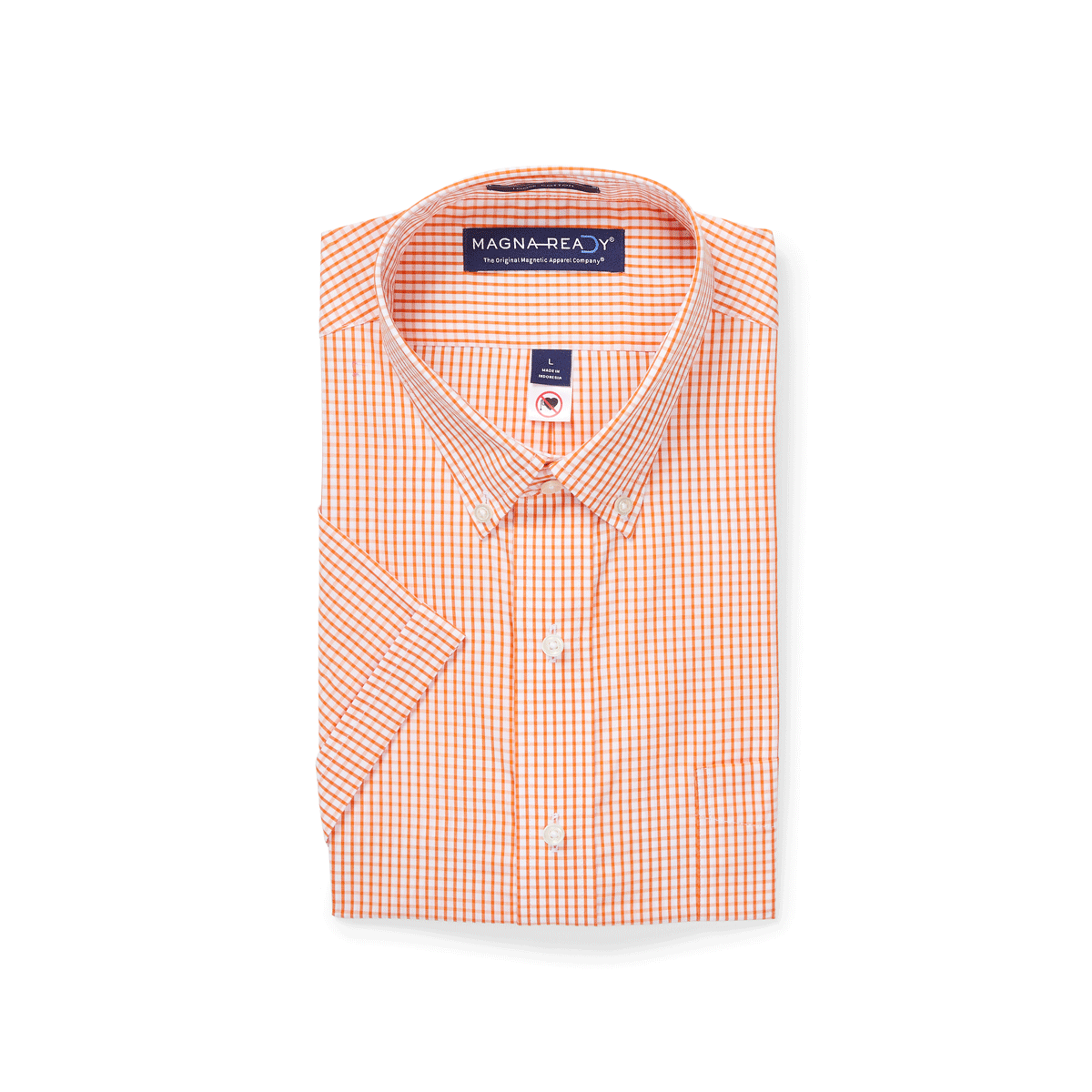 MagnaReady Adaptive Short Sleeve Shirt – Easy Dressing Magnetic Shirt