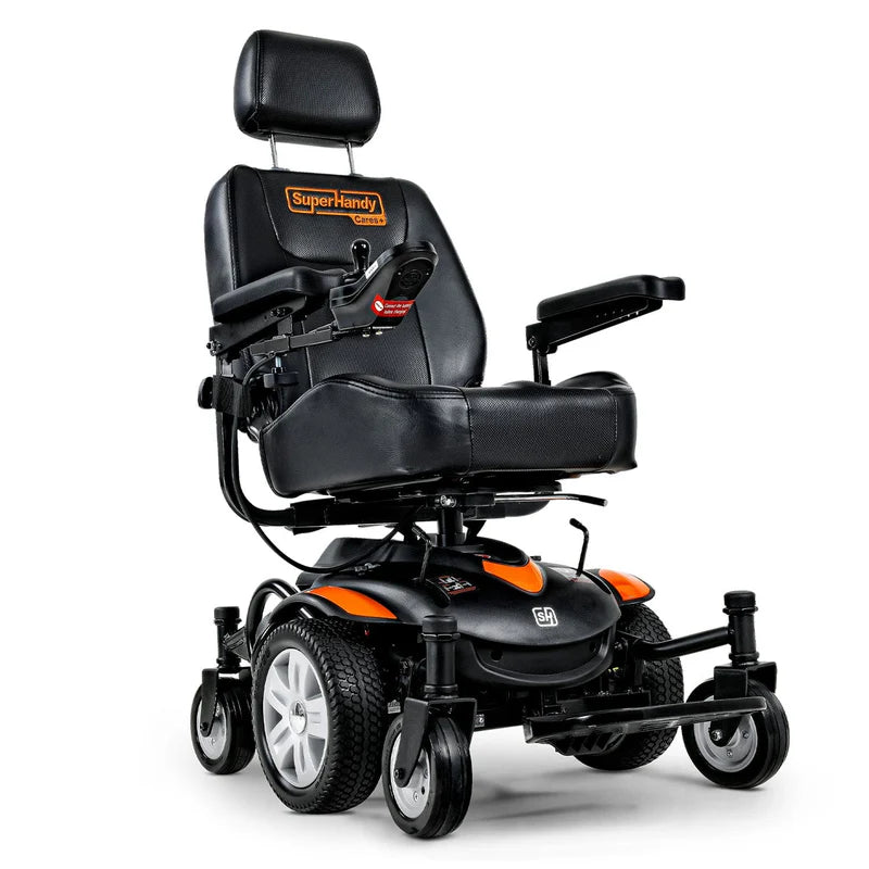 GoRide CRX Powerchair - 300 lb Capacity, Mid-Wheel Drive, 12.8 Mile Range