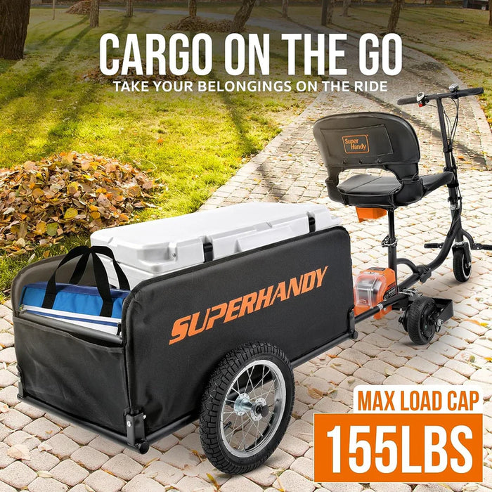 Scooter Cargo Trailer - 155 lbs Capacity, Lightweight