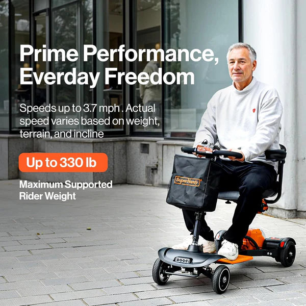 Passport Prime E-Brake Mobility Scooter W/ Dual Batteries 48V 2Ah