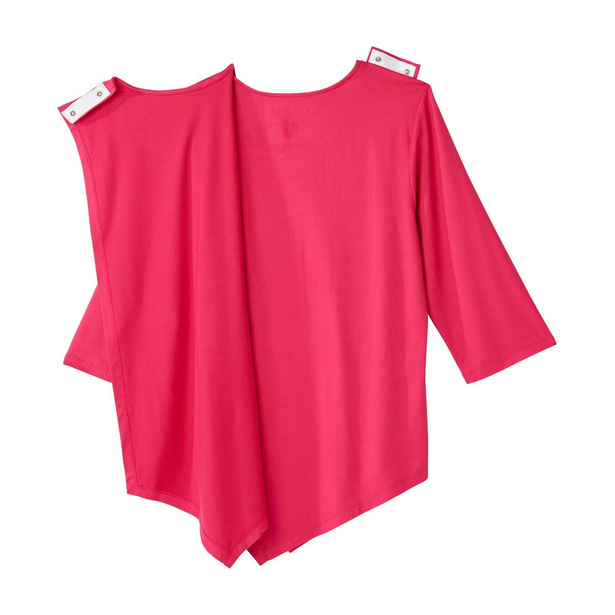 Women's Open Back Asymmetrical Hem Top