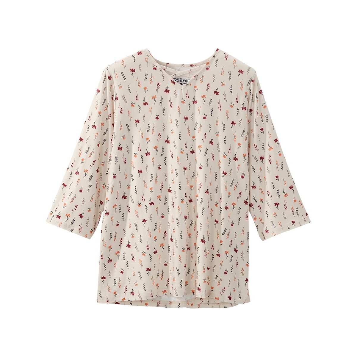 Women's Open Back Criss Cross Neckline Top