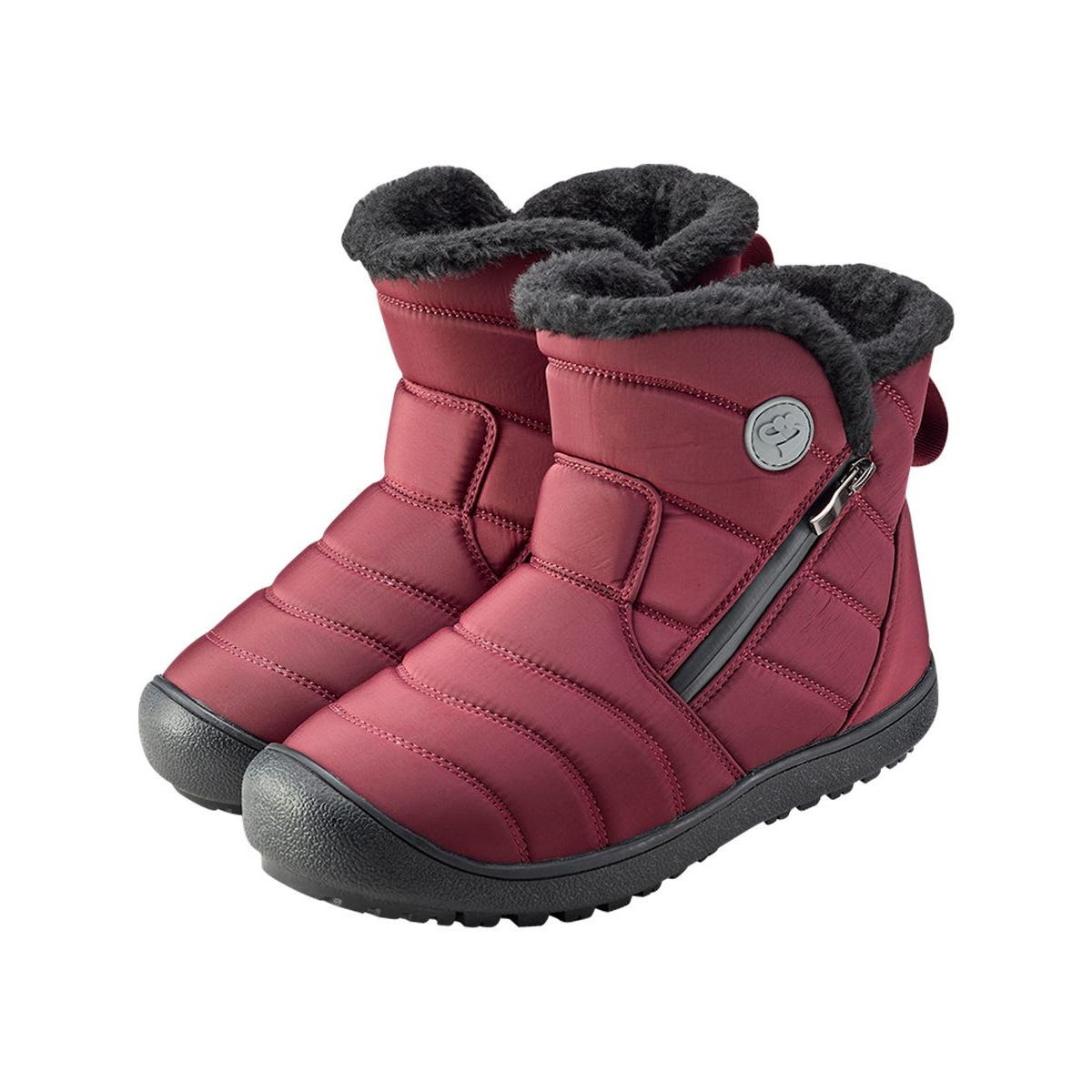 Women's Extra Wide Easy Dual Zipper Winter Boot