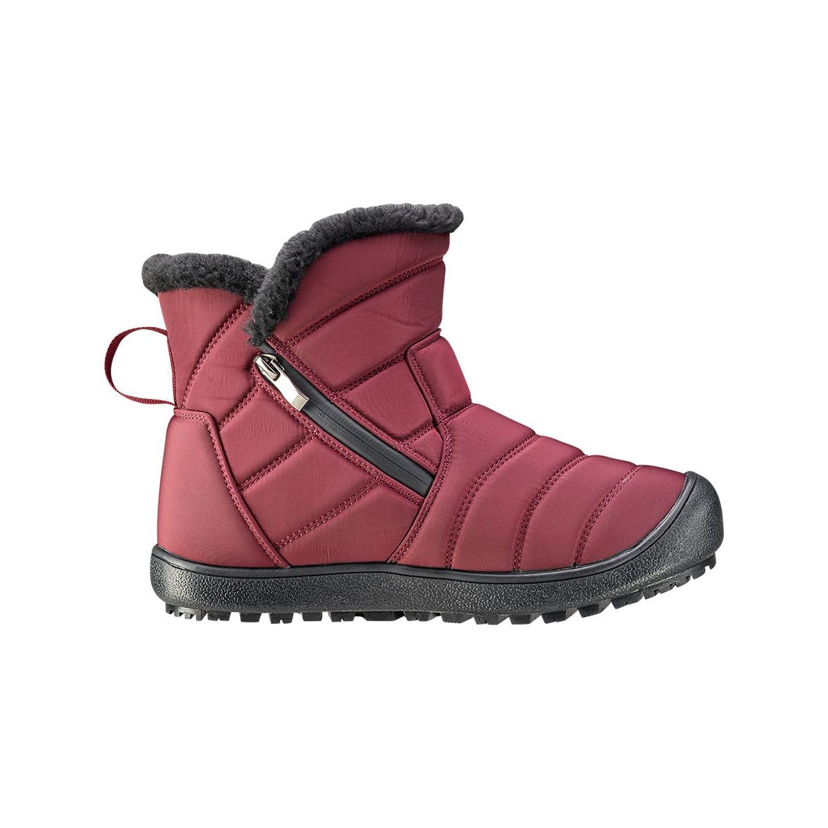 Women's Extra Wide Easy Dual Zipper Winter Boot