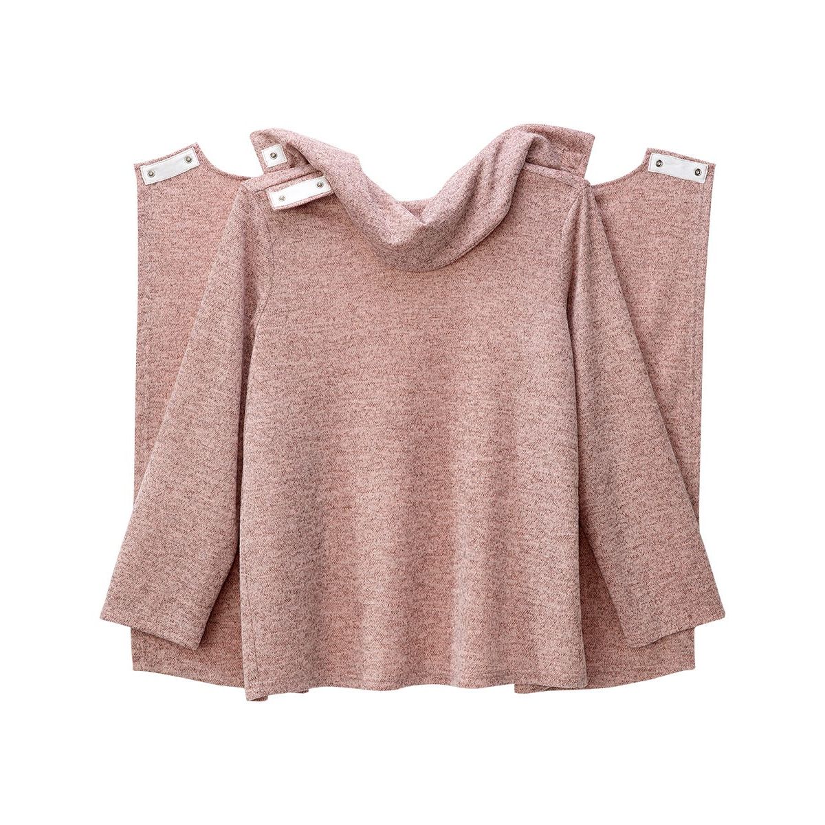 Women's Open Back Cowl Neck Top