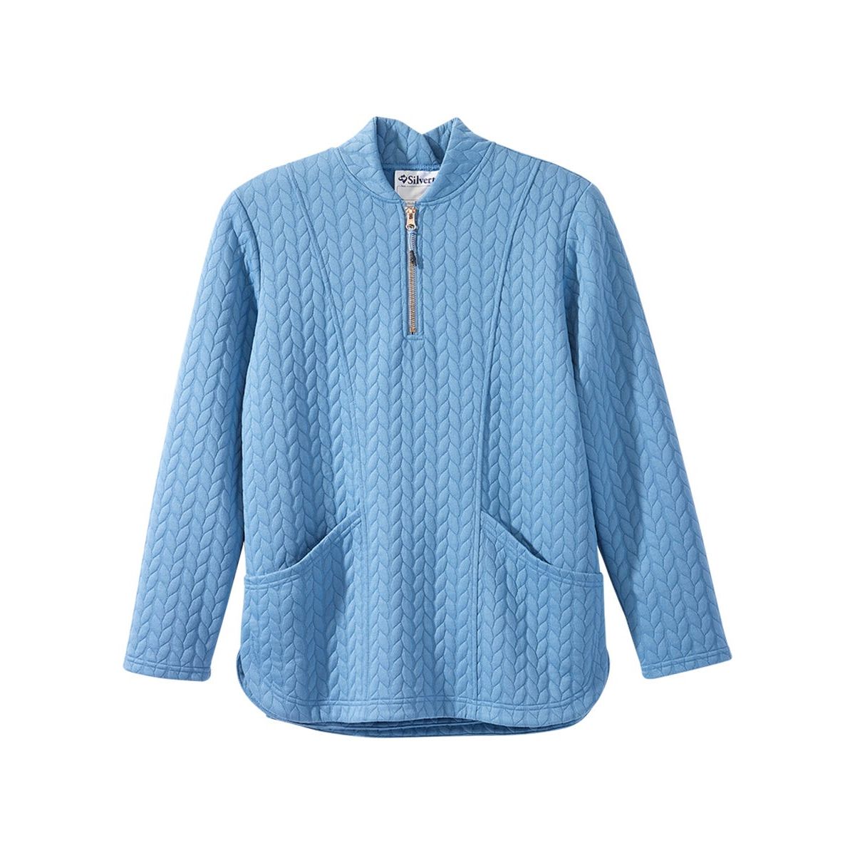 Women's Easy Dressing Open Back Half Zip Track Suit Top