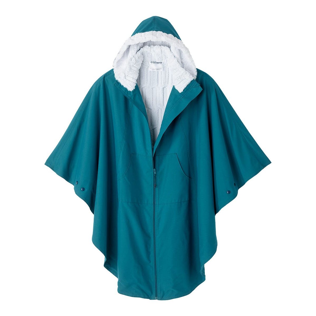 Unisex Luxurious Fur-Lined Winter Wheelchair Cape