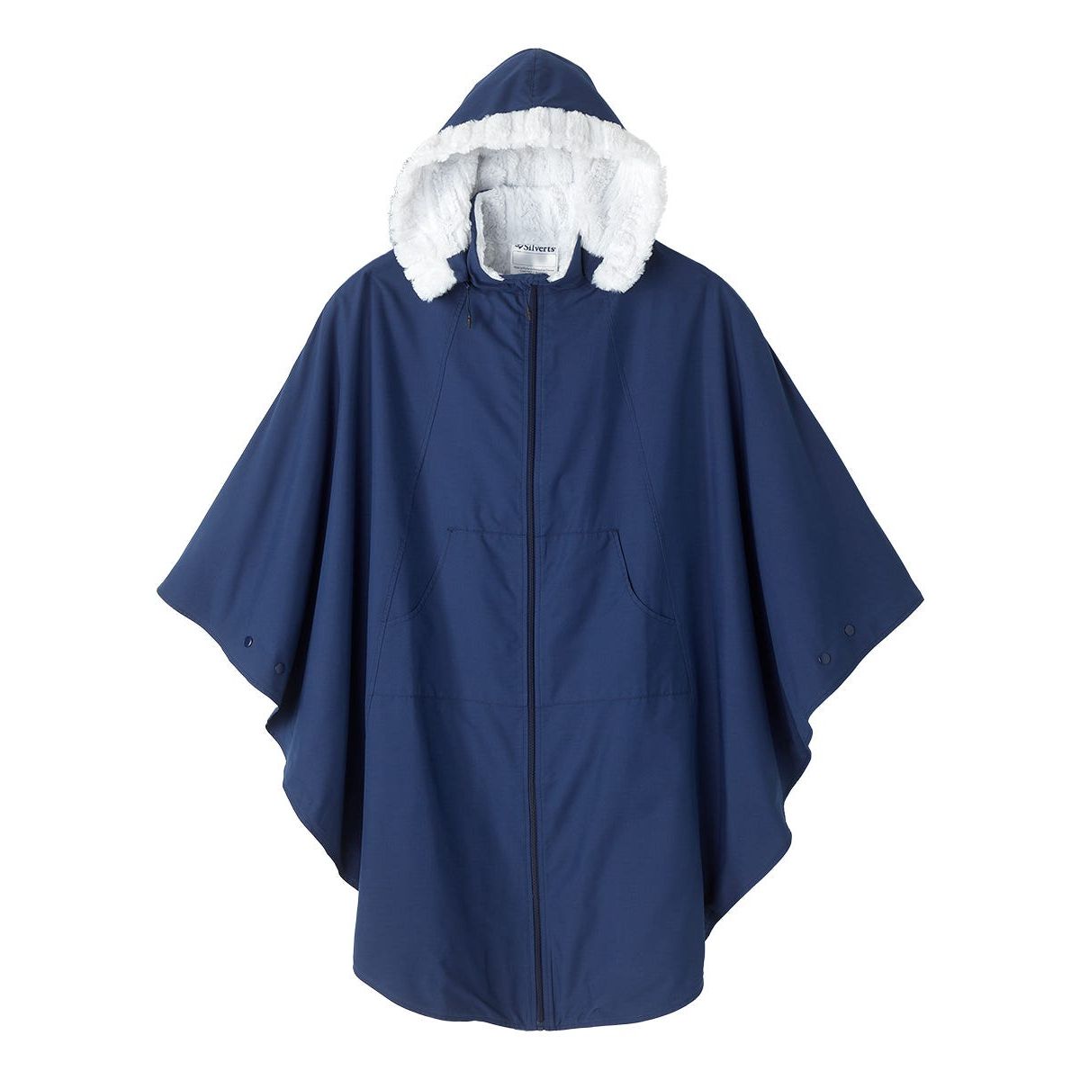 Unisex Luxurious Fur-Lined Winter Wheelchair Cape