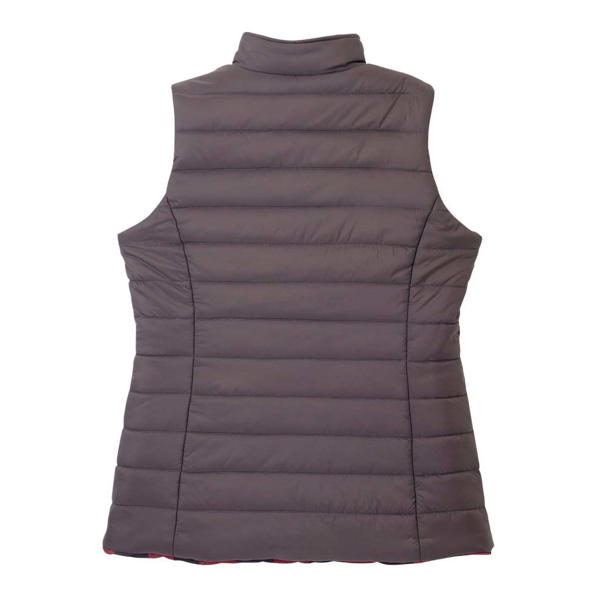 Women's Reversible Magnetic Snap Front Puffer Vest