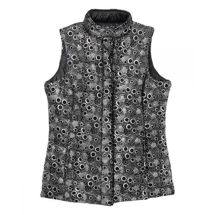 Women's Reversible Magnetic Snap Front Puffer Vest