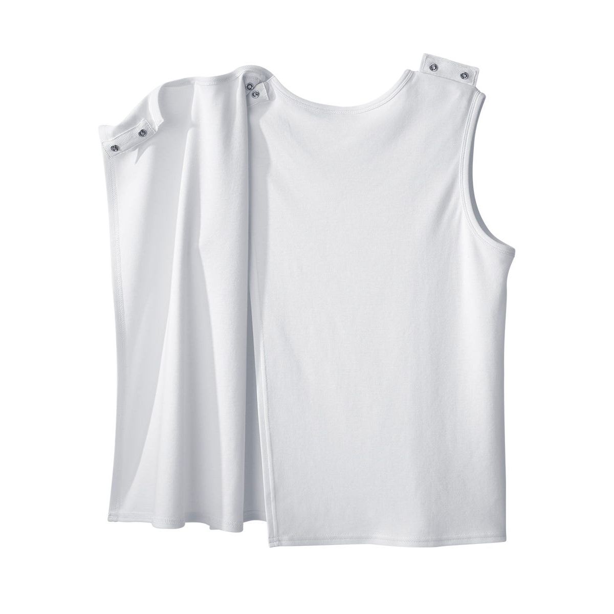 3 Pack - Men's Adaptive Sleeveless Undershirt