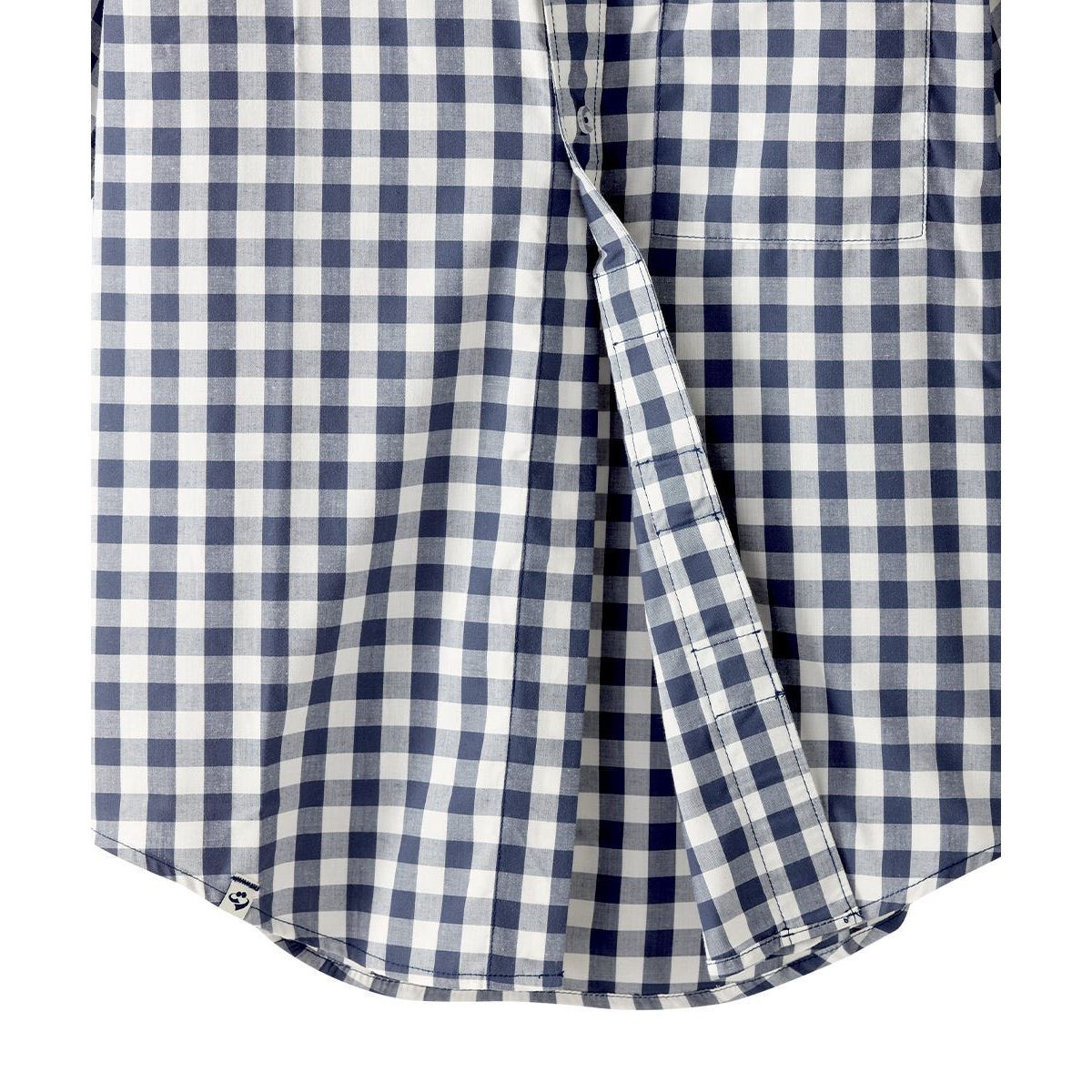 Magnetic Buttons Mens Short Sleeve Shirt