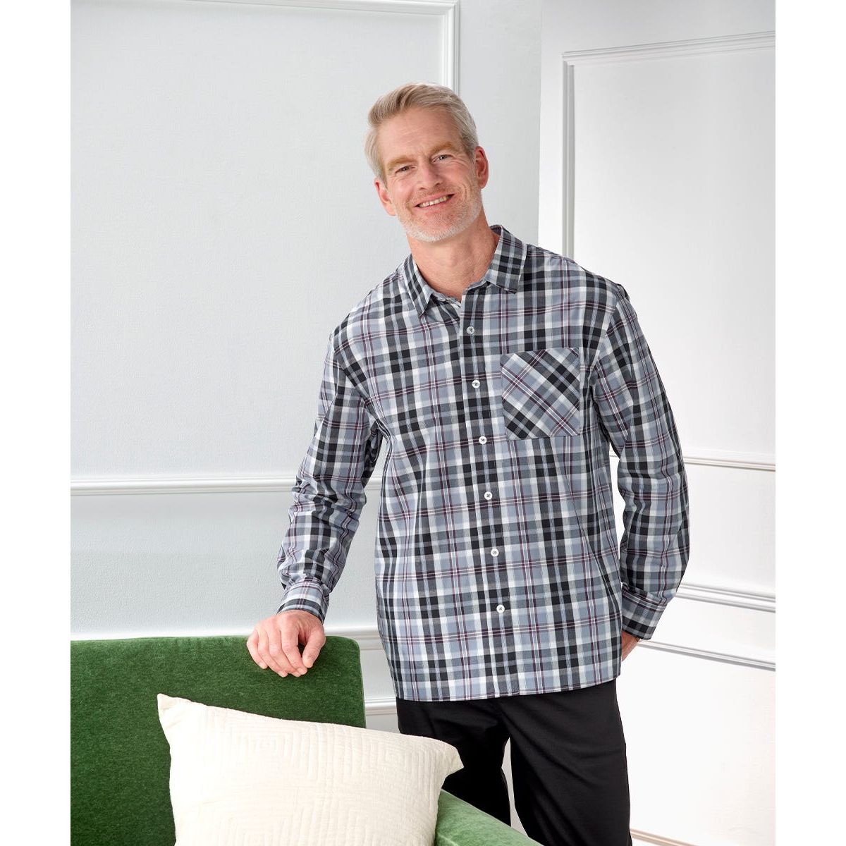 Men's Open Back Adaptive Sport Shirt