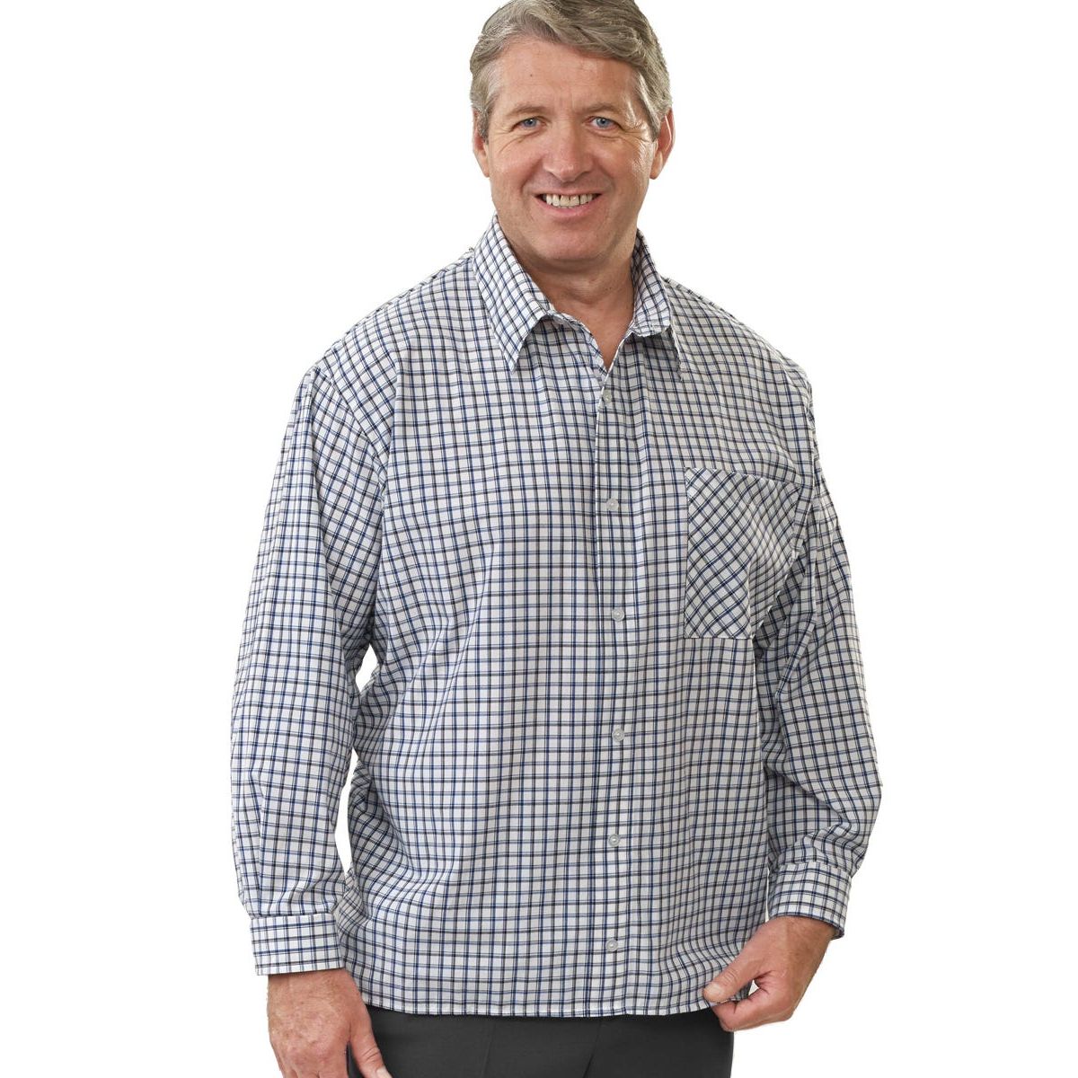 Men's Open Back Adaptive Sport Shirt