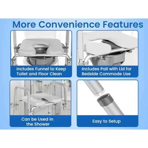 The Ultimate™ Raised Toilet Seat, Voted#1 Most Comfortable.