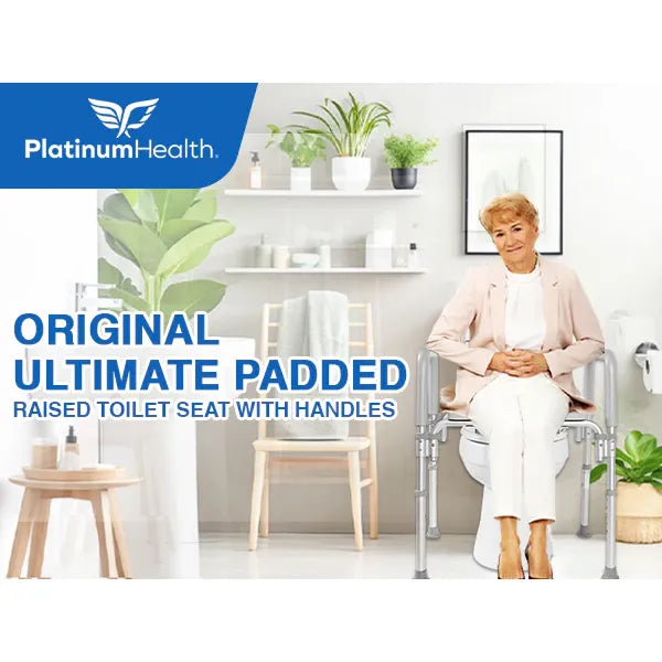 The Ultimate™ Raised Toilet Seat, Voted#1 Most Comfortable.