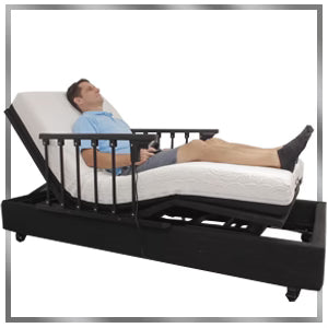 ELEVATE Wallhugger Height Adjustable Bed Base with Hi Lo Motor - Twin XL - Includes Free Waterproof Cover and Rails