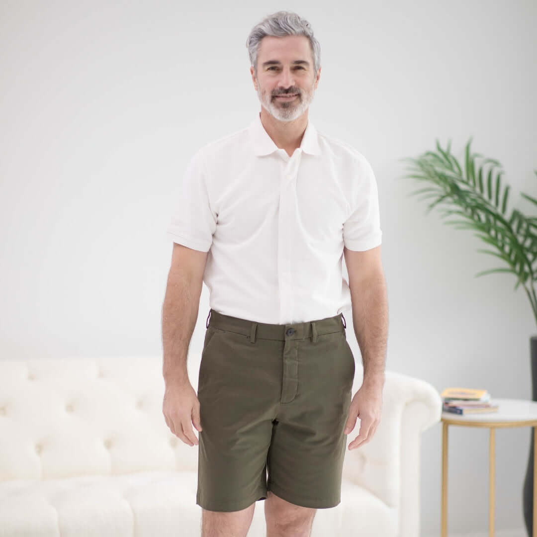 easy dressing adaptive polo shirt caregiver friendly clothing