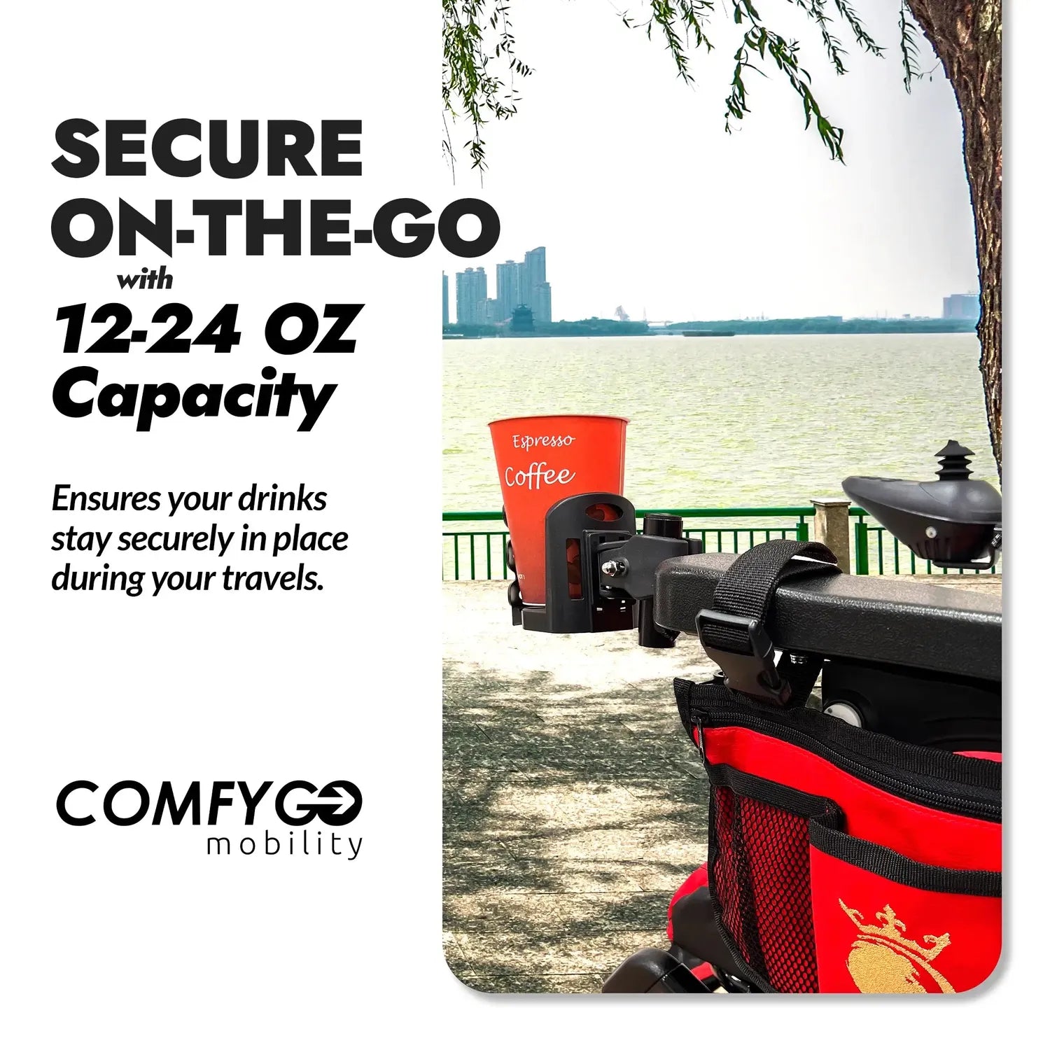 ComfyGO Cup / Beverage Holder (Premium Finish)