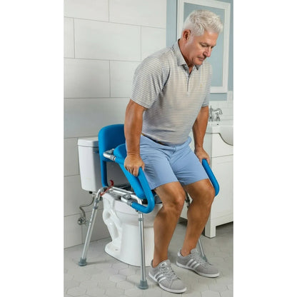 GentleBoost Power Uplift 3-in-1 Electric Hygiene Lift Chair – Raised Toilet, Commode & Shower Chair