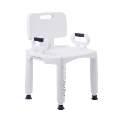 Bath Bench Removable Arms Plastic Frame Removable Backrest