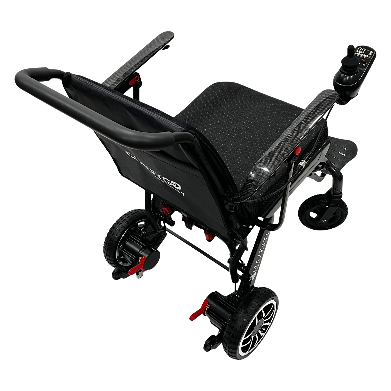 ComfyGO IQ Carbon Fiber Electric Wheelchair – Ultra-Light Folding Travel Power Chair