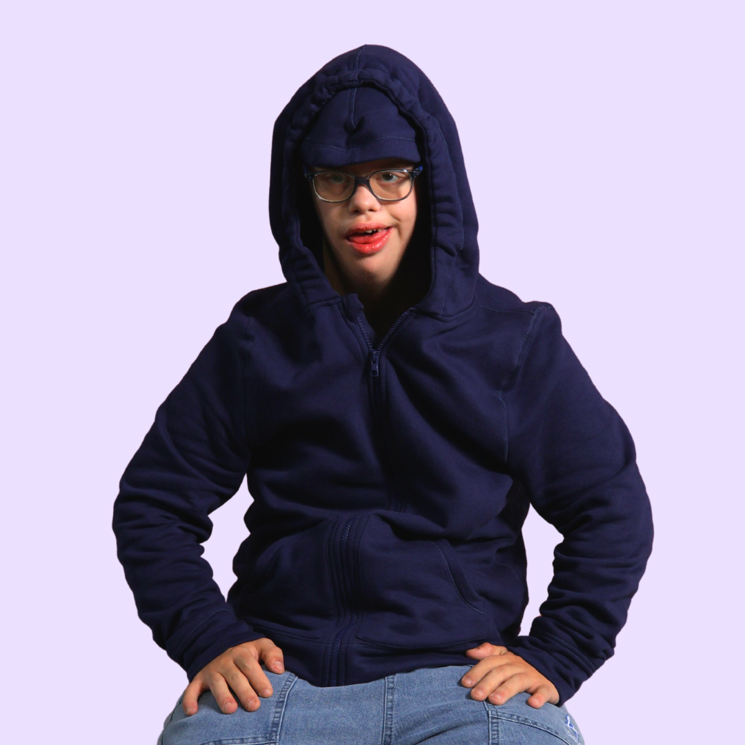 Adult QuietSense Zippered Sound Reducing Sensory Hoodie