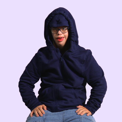 Adult QuietSense Zippered Sound Reducing Sensory Hoodie