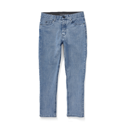 Denim Light Wash Five Pocket Jean with Magnetic Fly