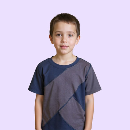 Sensory Friendly Cotton T-Shirt by Sense-ational You – Tagless Seamless Everyday Sensory Tee for Kids