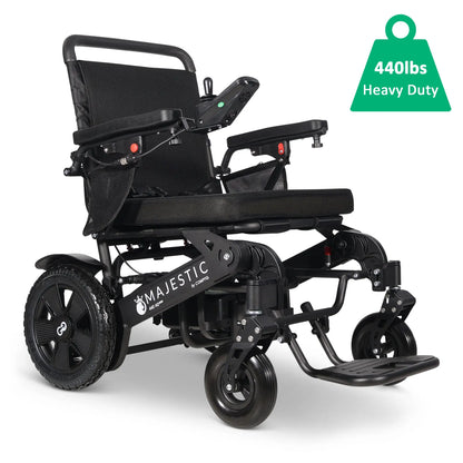 ComfyGO MAJESTIC 440 HD PLUS Electric Wheelchair – Bariatric Folding Power Chair (440 lb Capacity)