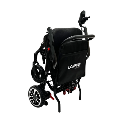 ComfyGO IQ Carbon Fiber Electric Wheelchair – Ultra-Light Folding Travel Power Chair