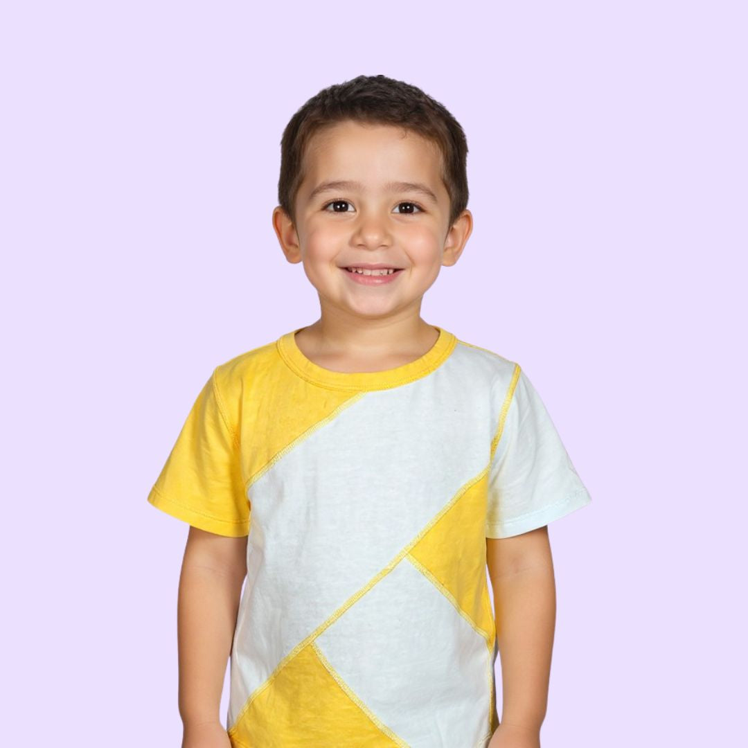 Sensory Friendly Cotton T-Shirt by Sense-ational You – Tagless Seamless Everyday Sensory Tee for Kids