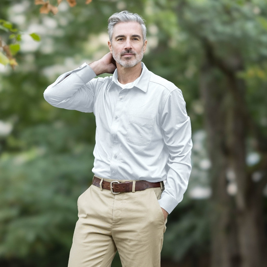 adaptive long sleeve magnetic shirt limited dexterity clothing