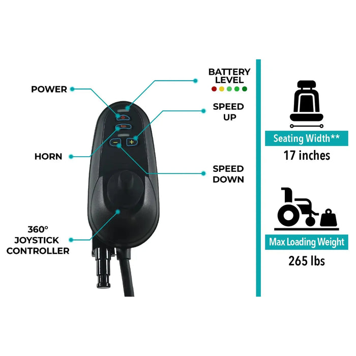 6011 ComfyGO Electric Wheelchair