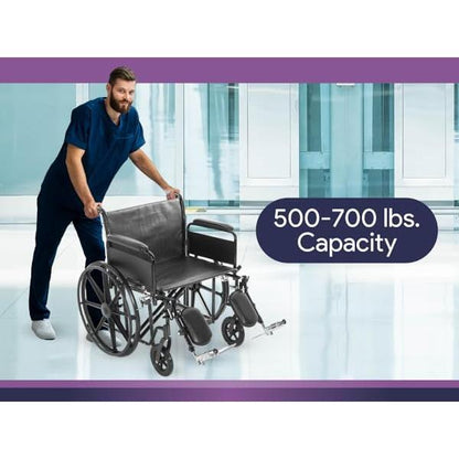 Titus Bariatric Wheelchair With Elevating Leg Rests
