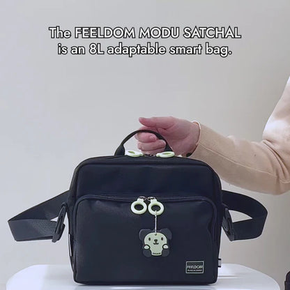 FEELDOM MODU-Satchel Adaptive Smart Bag – Wheelchair Mountable Crossbody Mobility Storage Bag