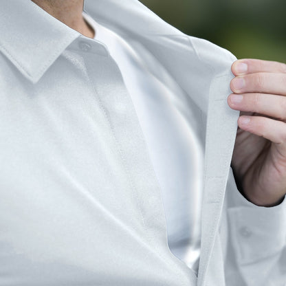 easy dressing performance shirt for arthritis Parkinsons MagnaReady