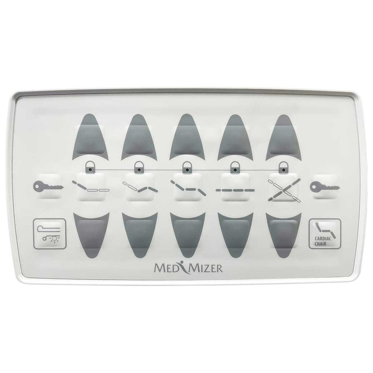 Removable Attendant Controls located on footboard with lockouts