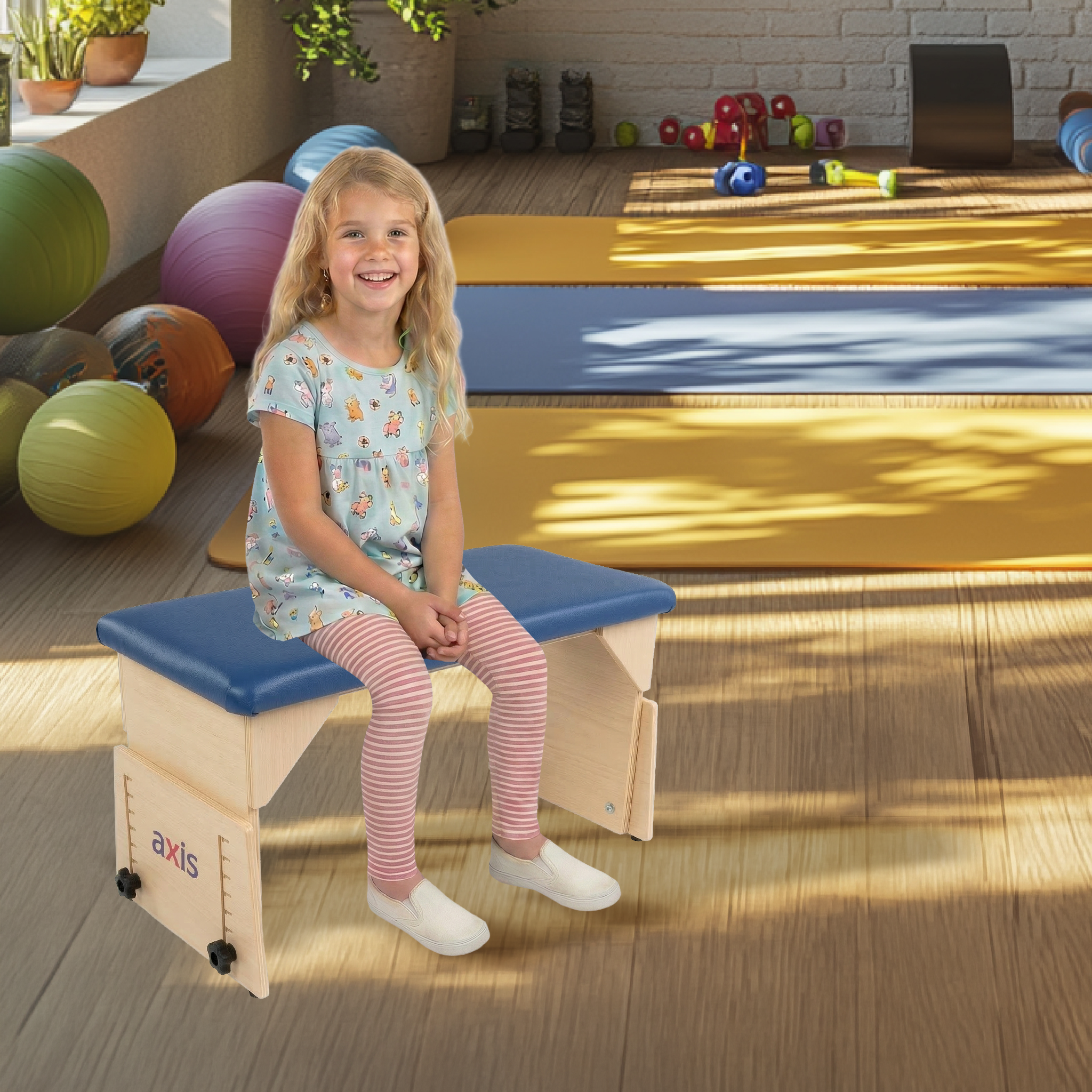 Circle Specialty Axis Pediatric Therapy Bench – Adjustable Seating & Positioning Support