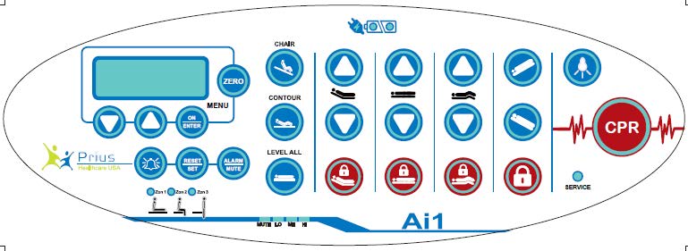 Prius All In One (Ai1) Med Surge Premium Expandable Low Bed