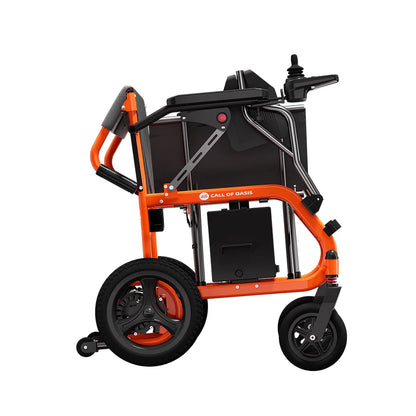 OAS Air Ultra Folding Electric Wheelchair – 36 lb Lightweight Travel Power Chair with Dual Battery